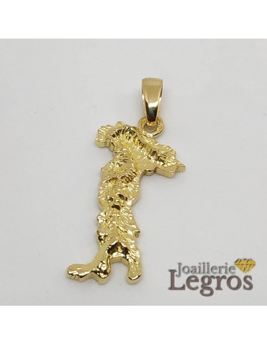 Pendentif Italie en or en relief destockage