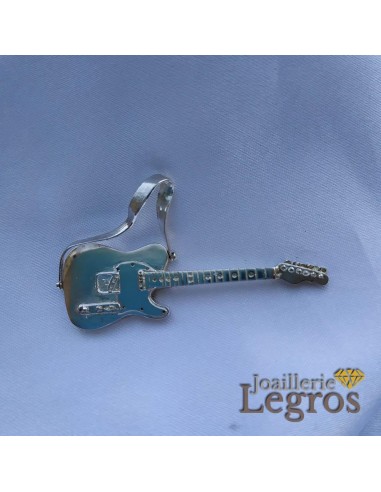 Pendentif Guitare électrique en argent 925 chez Cornerstreet bien 