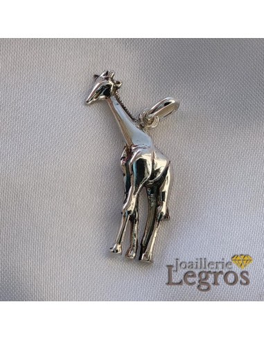 Pendentif Girafe en argent 925 Dans la société mordern