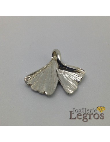 Pendentif Feuille de Ginkgo Biloba en Argent 925 - Symbole de Vie et Renouveau en ligne