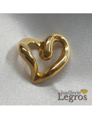 Pendentif Coeur entrelacé en or jaune 18 carats Faites des économies