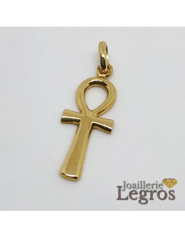 Pendentif croix de vie or jaune 18 carats - Bijou égyptien acheter