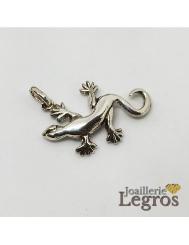 Pendentif Salamandre en argent 925 l'évolution des habitudes 