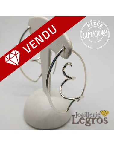 Boucles d'oreilles spirales en argent 925 Paris Déstockage Promo