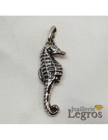 Pendentif Hippocampe Cheval de Mer en argent 925 de France