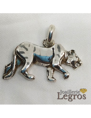 Pendentif Tigre en argent 925 les ctes