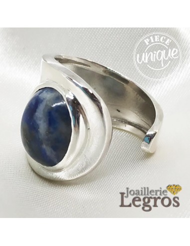 Bague Lapis Lazuli ouverte en argent 925 2 - 3 jours ouvrés.