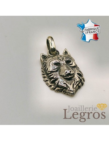 Pendentif tête de loup argent 925 Comparez et commandez 