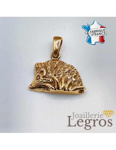 Pendentif Hérisson en or 18 carats ouvre sa boutique