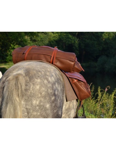 Trail riding cantle bag basket pas cher