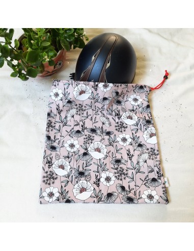 Maxi flowers helmet bag basket pas cher