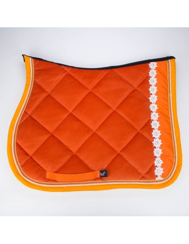 Aballo orange saddle pad le concept de la Pate a emporter 