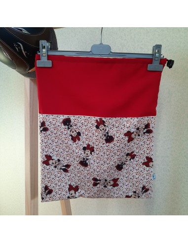 Two-tone red Minnie Mouse helmet bag acheter