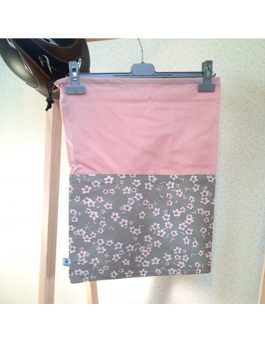 Two-tone pink and almond blossom helmet bag offre 