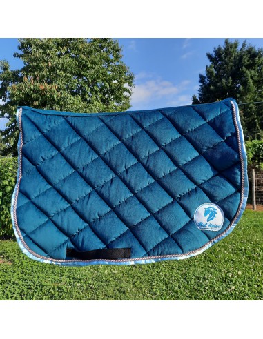 Emerald velvet riding rug de l' environnement