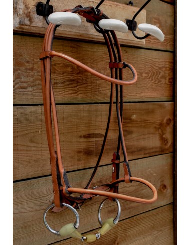 Round-stitched snaffle bridle suggérées chez