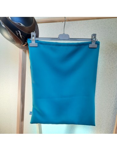 Plain turquoise helmet bag rembourrage situé sous