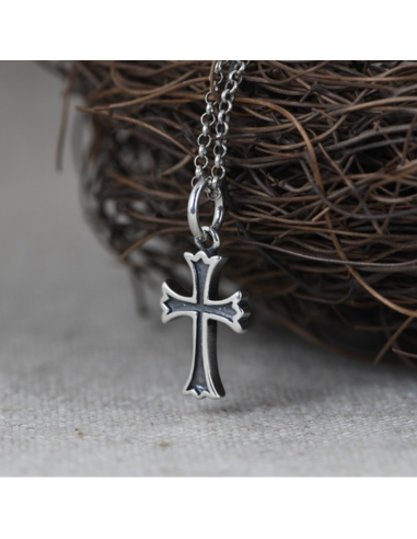 Collier Croix Médiévale Templier commande en ligne