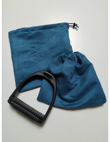 Blue stirrup bags/covers Venez découvrir notre 