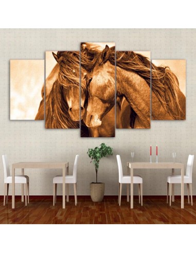 Tableau Cheval Art Moderne Tendresse pas cher