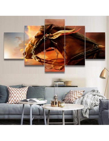 Tableau Cheval Tête de Cheval soldes