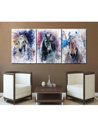 Tableau Cheval Peinture Chevaux destockage