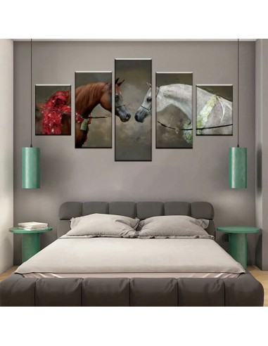 Tableau Cheval Tête Chevaux en stock