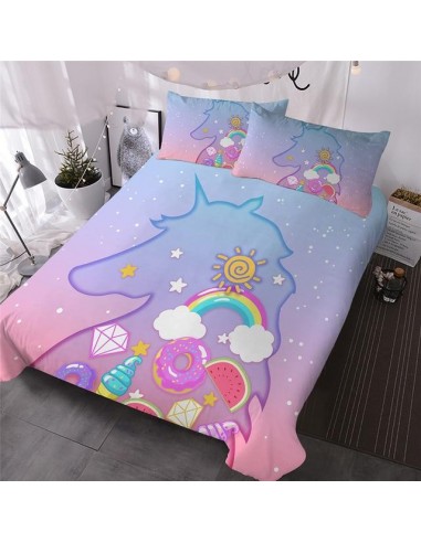 Housse de Couette Licorne Silhouette Enchantée votre