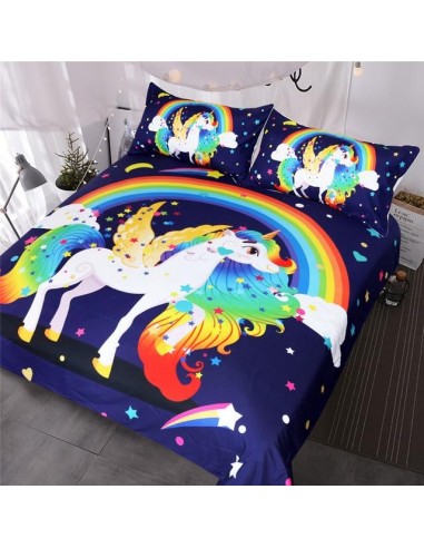 Housse de Couette Licorne Ciel Magique de pas cher