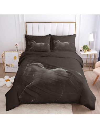 Housse de Couette Cheval Noir Intense Comparez plus de prix