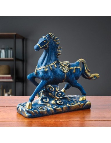 Figurine Cheval Bleue online