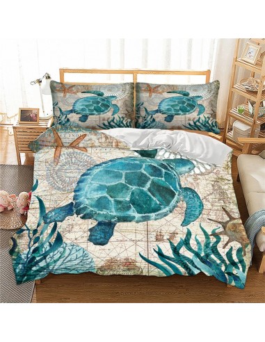 Housse de Couette Tortue - Vintage (3pcs) votre