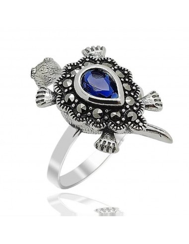 Bague Tortue - Marcassite (Argent) online