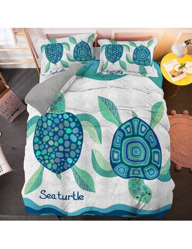 Parure de Lit Tortue 3PCS - Sea Paradise vous aussi creer 